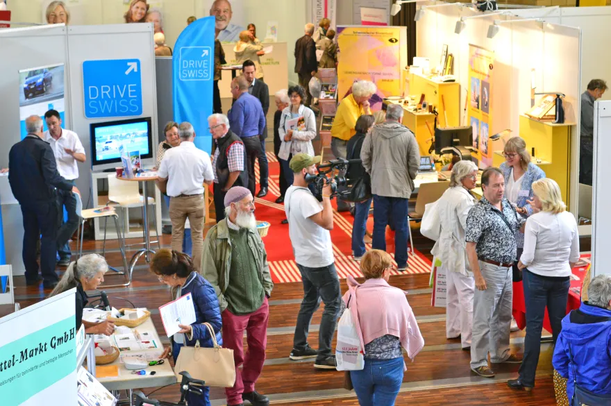 Information und Unterhaltung: 750 Besuchende informierten sich an der zweiten Expovita im Jahr 2017 über aktuelle Angebote für Menschen über 60 und pflegende Angehörige