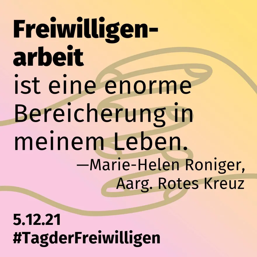 freiwilligenarbeit aargau rotes kreuz